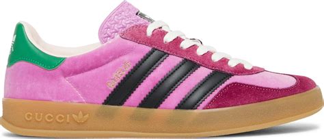 gazelle x gucci|Gucci X gazelle pink velvet.